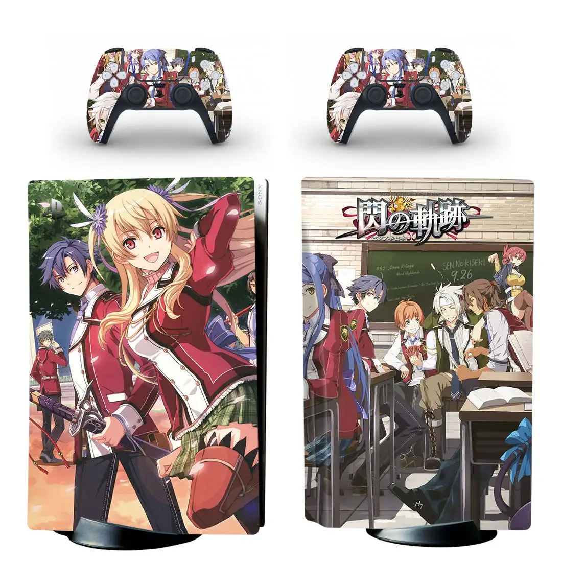 The Legend of Heroes: Trails of Cold Steel PS5 Disc Skin Sticker for Playstation 5 Console & 2 Controllers Decal Vinyl Skins