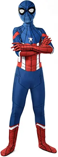 Kapitän Amerika Cosplay Kostüme Superheld Bodysuit Spandex 3d gedruckt Halloween Kostüm Kapitän Amerika Zentai Anzug für Erwachsene