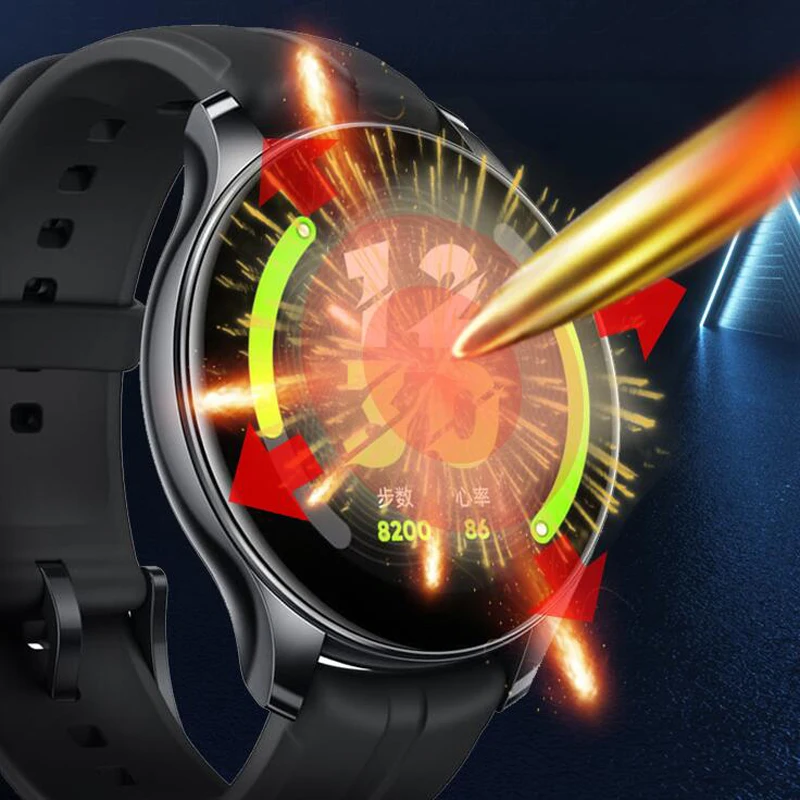 3D 곡선 전체 소프트 보호 필름 커버 Realme T1 스마트 워치 화면 보호기 스포츠 액세서리에 대 한 Smartwatch 보호