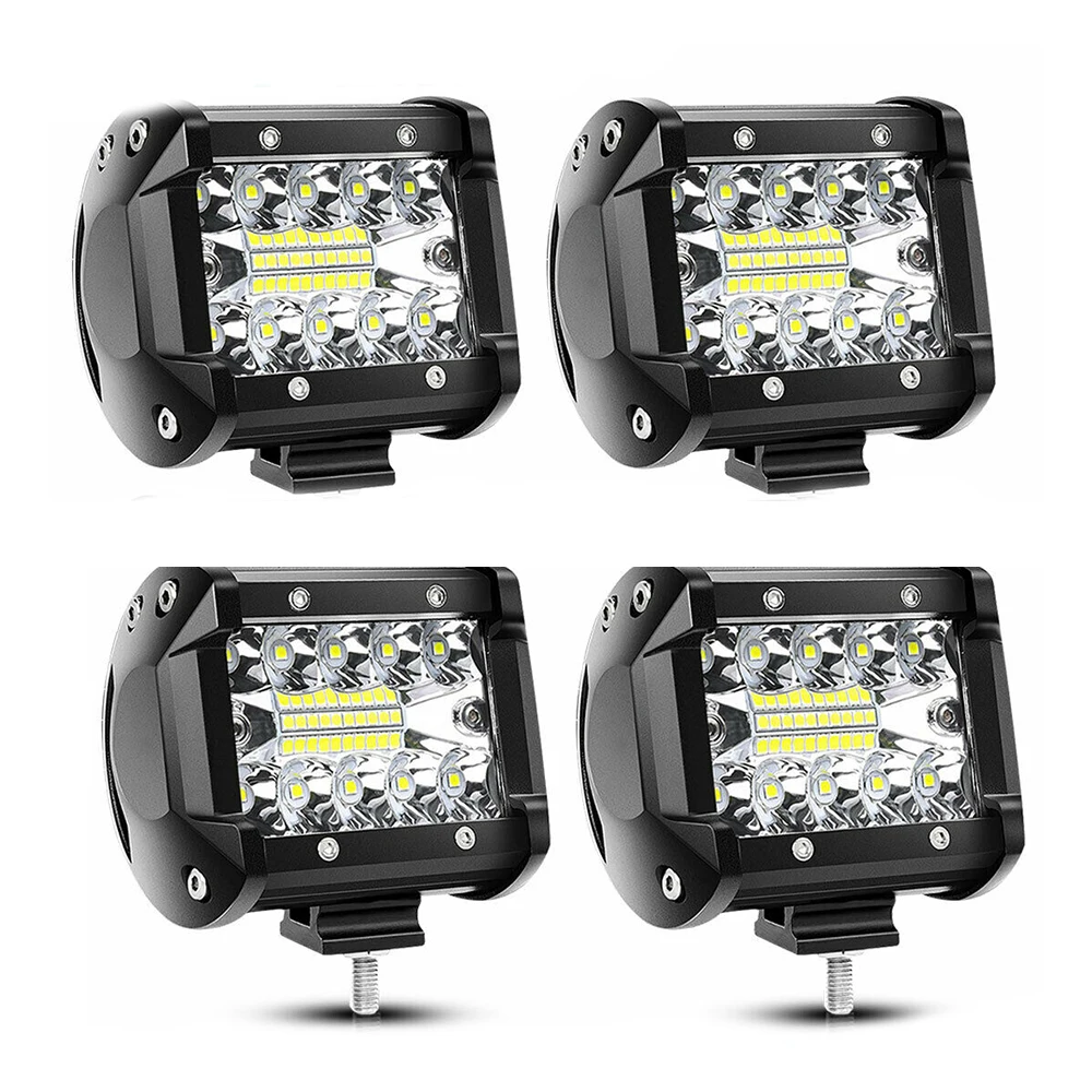 Universelle Halterung für Anhängerkupplung mit 4'' 60W LED-Arbeitsleuchte, Nebelscheinwerferhalterung, Rückfahrlicht für Offroad-Autos, LKWs und Anhänger – Detail 1