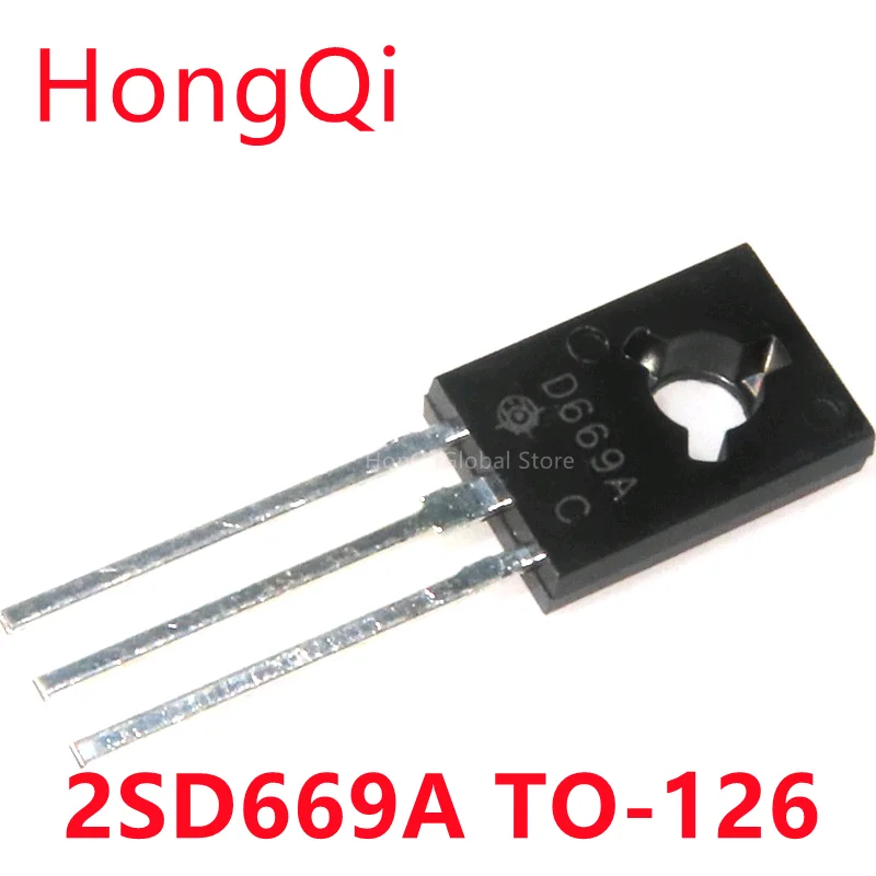 10PCS 2SD669A D669A B649A 2SD669A 2SB649A TO-126F 2SD669 D669A D669 TO-126 Triode new and original