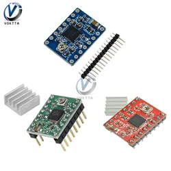 A4988 Stepper Motor Driver Module with Aluminum Heat Sink Reprap 3D Printer Parts Red Green Blue Board for Arduino Dropshipping