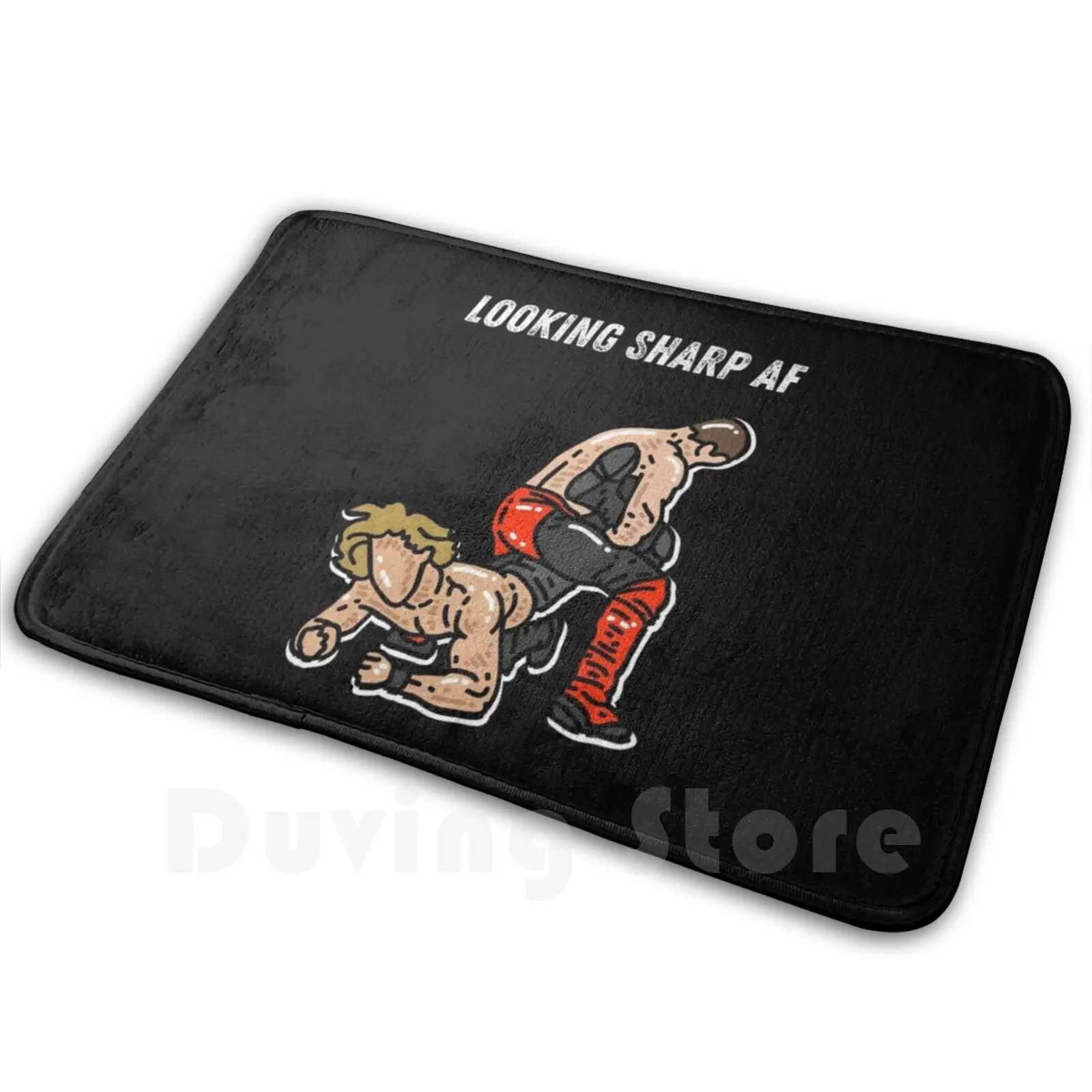 Sharp Carpet Mat Rug Cushion Soft Non-Slip Wwf Ecw Roh Aew Tna Impact Wrestling Pro Wrestling Njpw