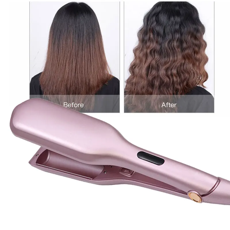 

Professional Hair Curler Volume Styler Artist Ceramic Deep Hair Waver 2 Barrel Fast Heat Curling Iron Crimper Styling Tools