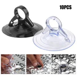 10 PCS 45mm Clear Sucker Suction Cups Mushroom Head Strong Vacuum Suckers Hooks Hanger For window decoration wedding Car glass