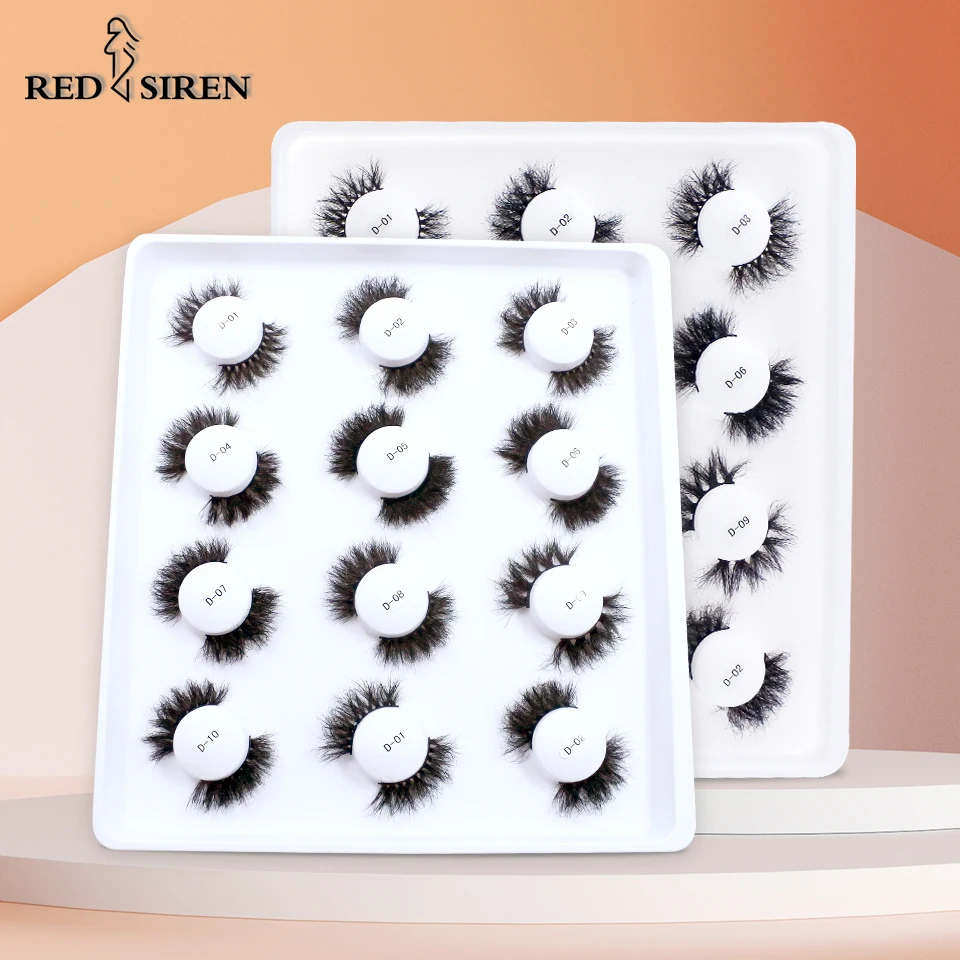 12pairs/pack Fluffy 25mm Mink Eyelashes Wholesale Items Bulk Lots Dramatic Messy Long Eyelashes Make Up lashes mink 25mm