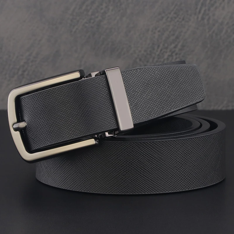 High quality pin buckle white 2.8cm belts men luxury genuine leather fashion Waistband for male casual cowhide Waist Strap