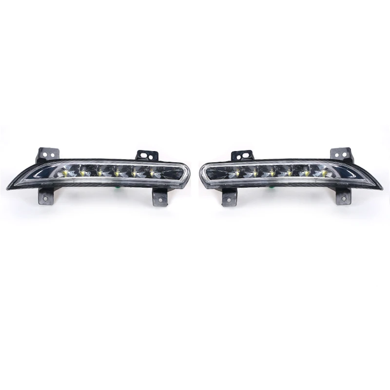 Left Right LED DRL Daytime Running light For Renault Fluence 2014 266057986 266005976 front bumper fog lamp Led Fog Light Lamp