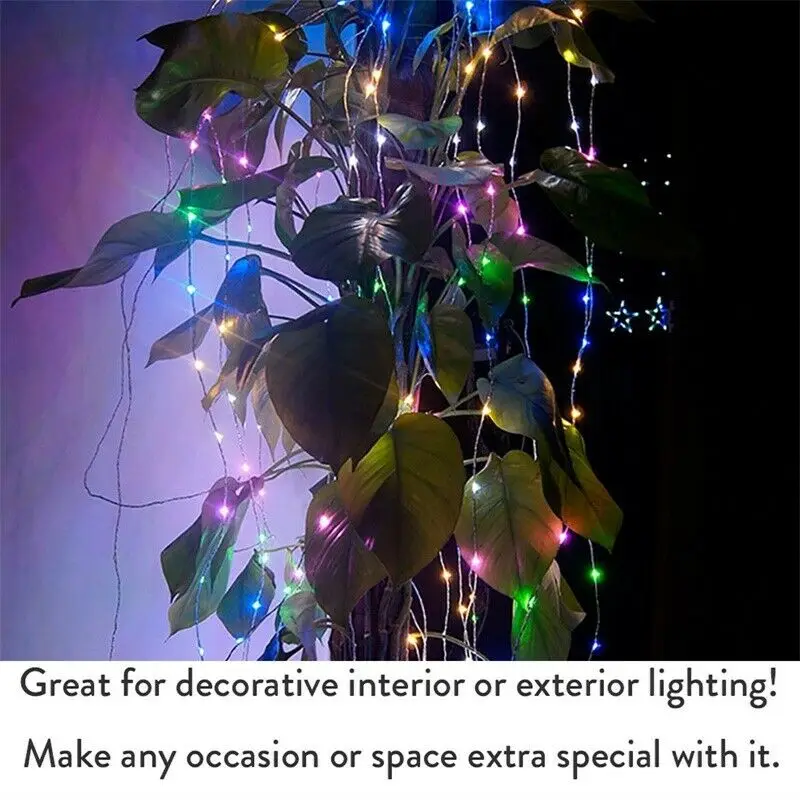 MIni Battery Powered LED String light 1M 1.5M 2M Fairy Lights Copper Wire For Christmas Garland Wedding Party Indoor Room Decor