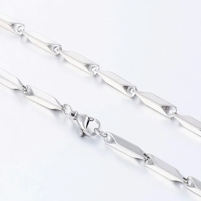 Edelstahl Herren Byzantinische Kette Hip-Hop Mode-Stil Modeschmuck – Detail 2
