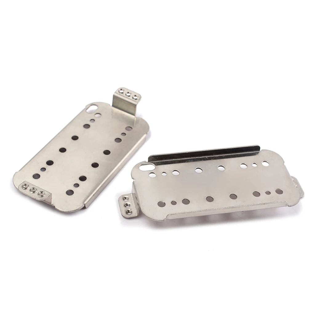 2 Pieces Electric Guitar Humbucker Double Coil Pickup Baseplates Guitar Accessory 50mm+52mm