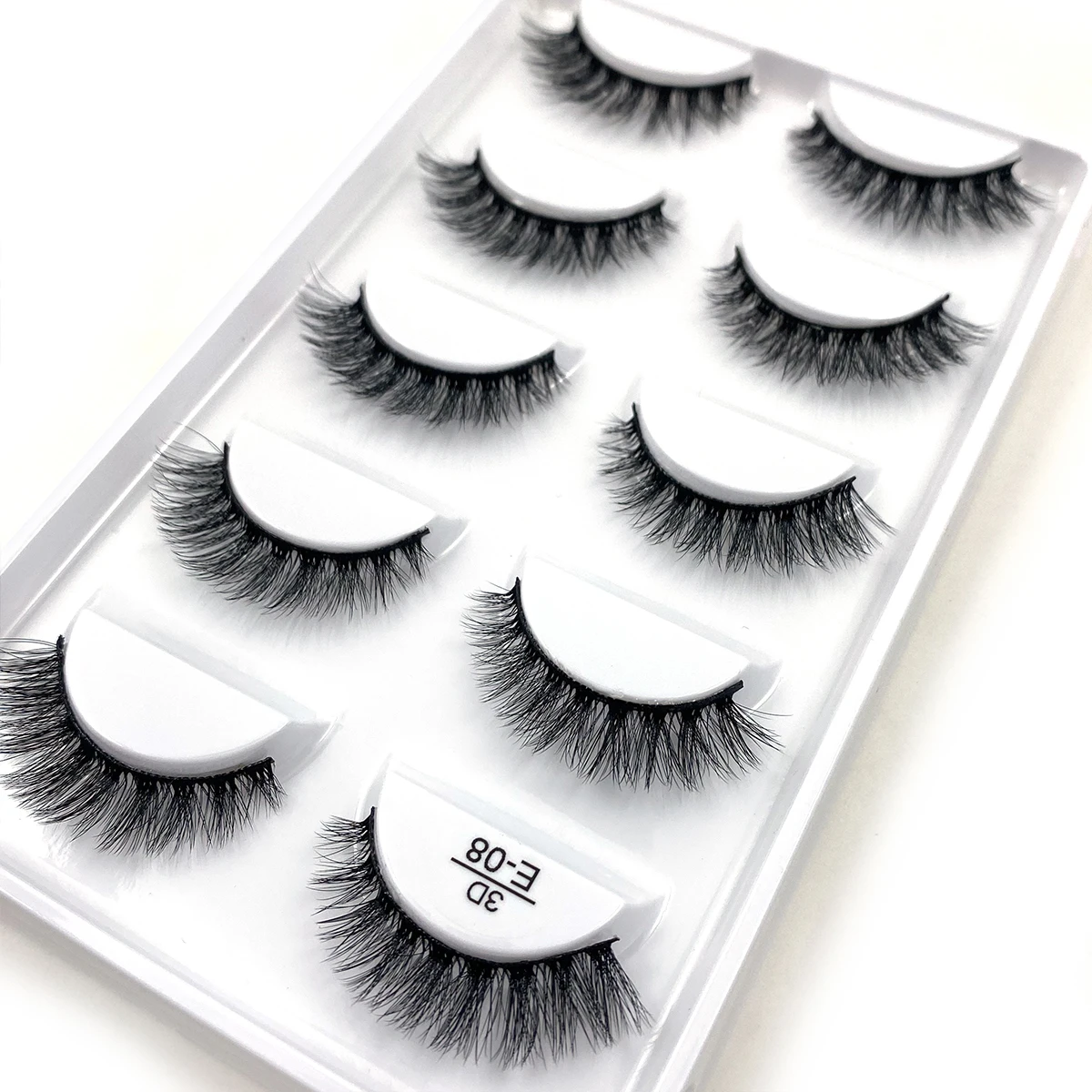 5 Pairs Multipack 3D Mink Lashes False Eyelashes Handmade Wispy Fluffy Long Lashes Natural Eye Makeup Tools Eye Lashes H13 G806