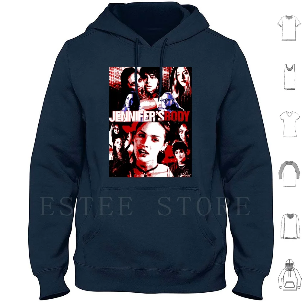 Jennifer's Body Hoodie Long Sleeve Jennifers Megan Fox Amanda Seyfried Horror Cody Johnny Simmons Film Movie Karyn Kusama