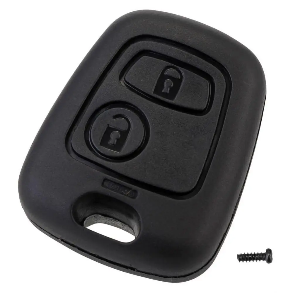 

2 Button Car Key Fob Case Shell for C1 C2 C3 C4 307 107 207 407