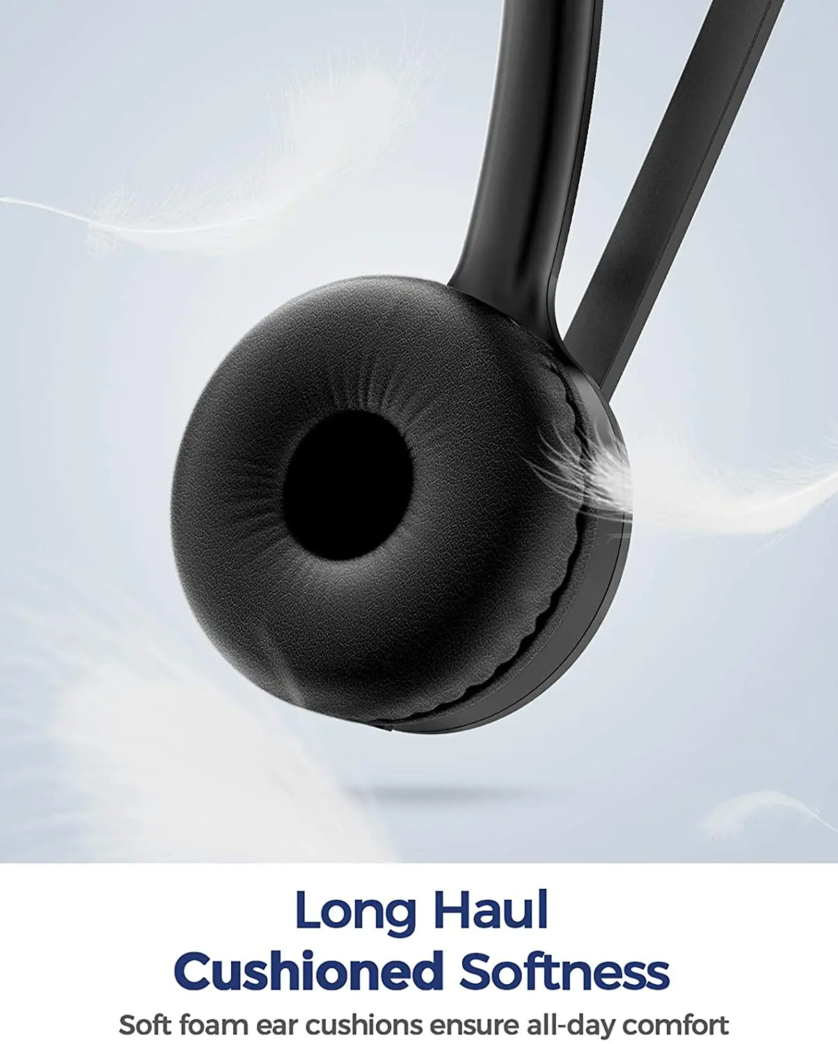 سماعات بلوتوث للمكتب Mpow BH231 مع حامل للشحن سماعة رأس لاسلكية مع ميكروفون للحد من الضوضاء سماعات رأس جديدة