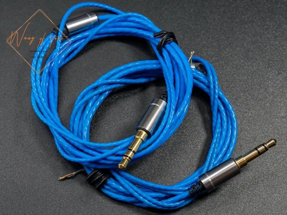 الأزرق جديد ترقية الفضة مطلي كابل ل كوس بورتا برو Portapro PP سماعات-سماعات