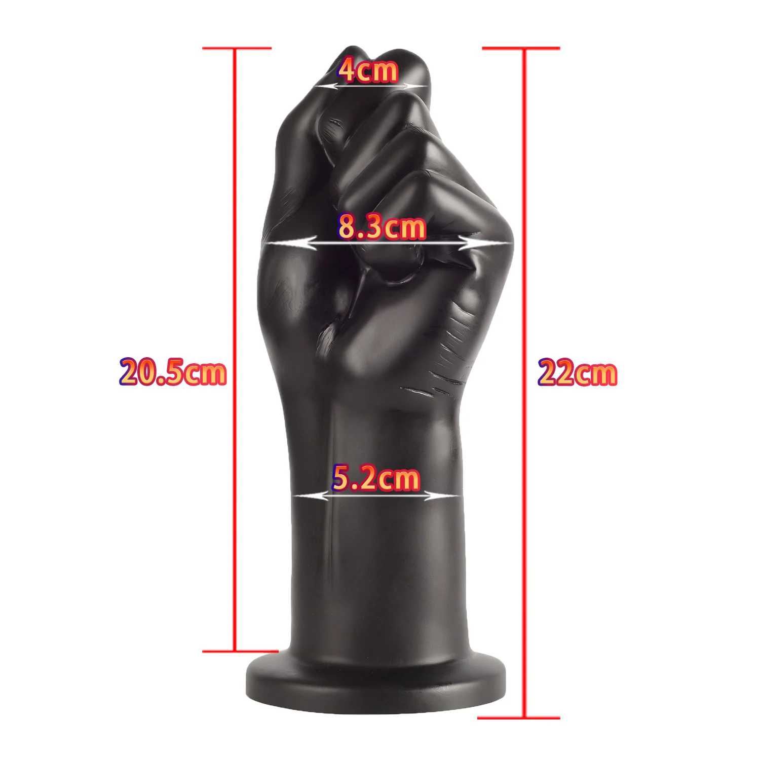 Super Huge Simulation Fist Dildo Hand Touch G-spot Anal Plug Vaginal Masturbation Suction Cup Sex Toys for Unisex Couple Gay