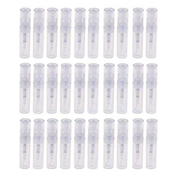 200Pcs/Lot 2ML Transparent Plastic Spray Bottle Small Cosmetic Packing Atomizer Perfume Bottles Atomizing Spray Liquid Container