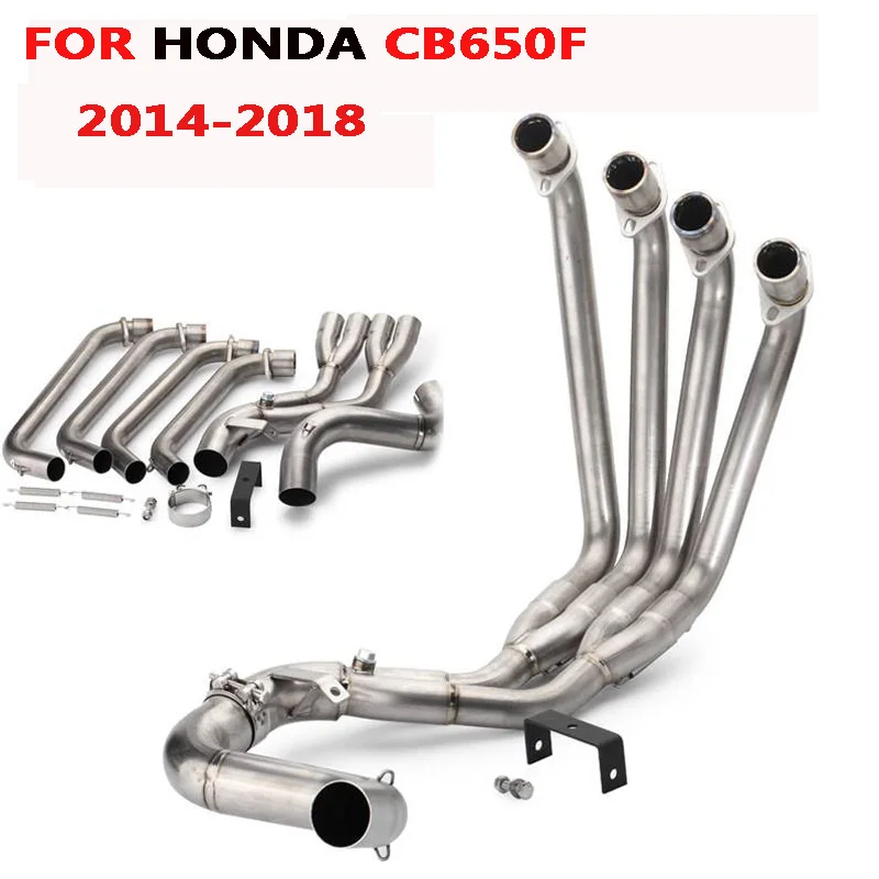 

Front Row Side Tntact Motorcycle full Exhaust systems Pipe For Honda CBR650F CBR650 CB650F CBR 650 2014-2018 Stainless Steel