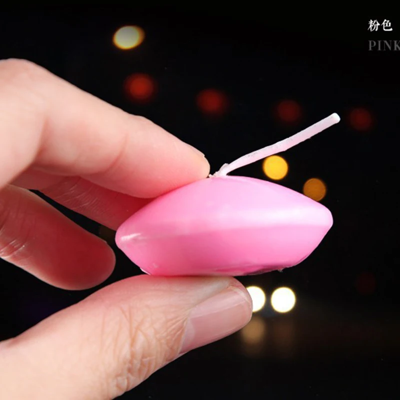 Floating Candle Spherical Romantic Expression Proposal Floating Wax On Water Smokeless Small Candle Restaurant Bar Floating Wax