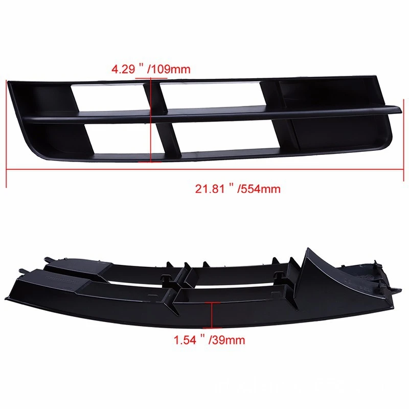 Original Style Auto Front Bumper ABS Replacem Racing Grills For Audi- Q7 2010 2011 2012 2013 2014 2015 Fog Lamp Cover fog light