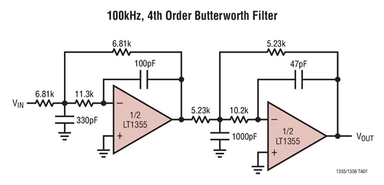 LT1356CS LT1356HS LT1356 - Quad 12MHz, 400V/us Op Amps