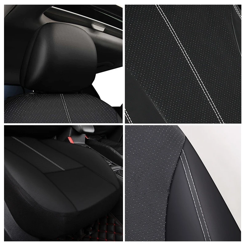 Universal Car Seat Cover Protector PU Leather Auto Accessories Seat Mats Interior Parts Cushion Tool For SUV Sedan Hatchback