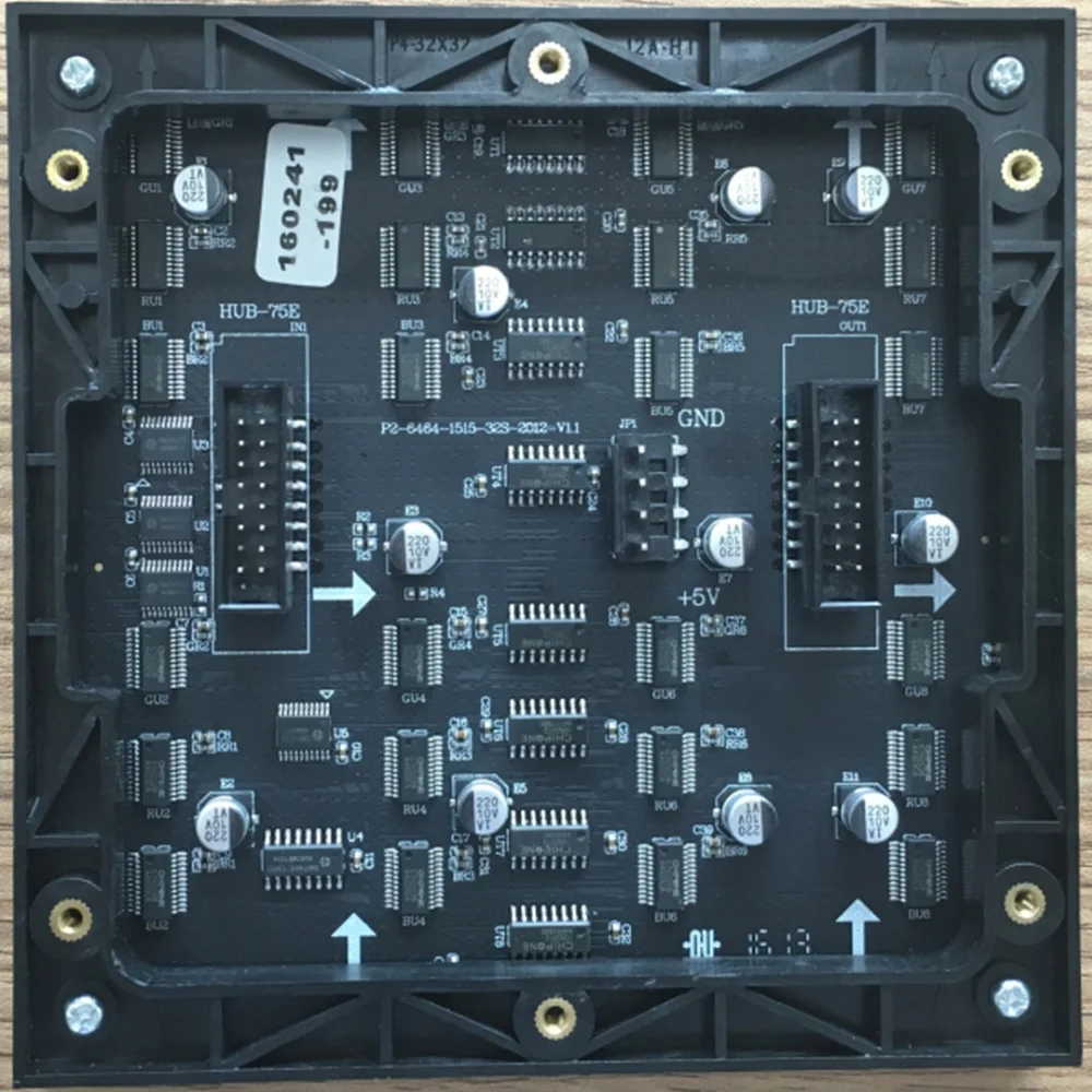 Full Color Led Display P2 Module 128*128Mm Indoor Rbg Hd SMD1515 Monitoring Kamer Screen Panel 64X64 Pixels