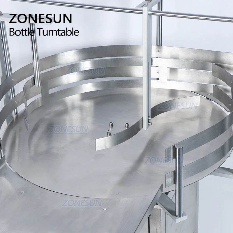 Zonesun ZS-LP600Z Tafelblad Automatische Ronde Rotary Plastic Glazen Fles Unscrambler Sorteren Draaitafel Jar Regelen Machine