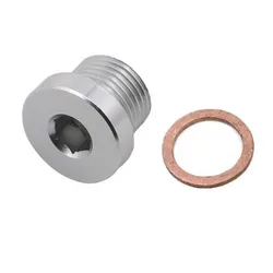 Bouchon de vidange d'huile moteur magnétique, 18x1.5mm, pour Porsche 911 986 996 997 Boxster Billet Aluminium 4 documents