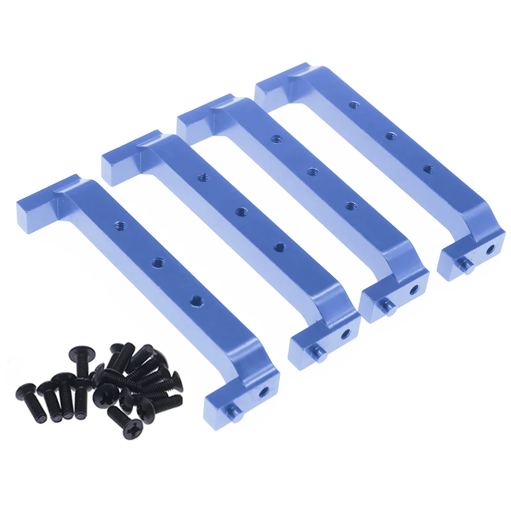 4pcs alloy Chassis Brace chassis frame block for ECX 1-12 Barrage 1-18 Temper 1-10 RGT 136100 and FTX Outback crawler parts