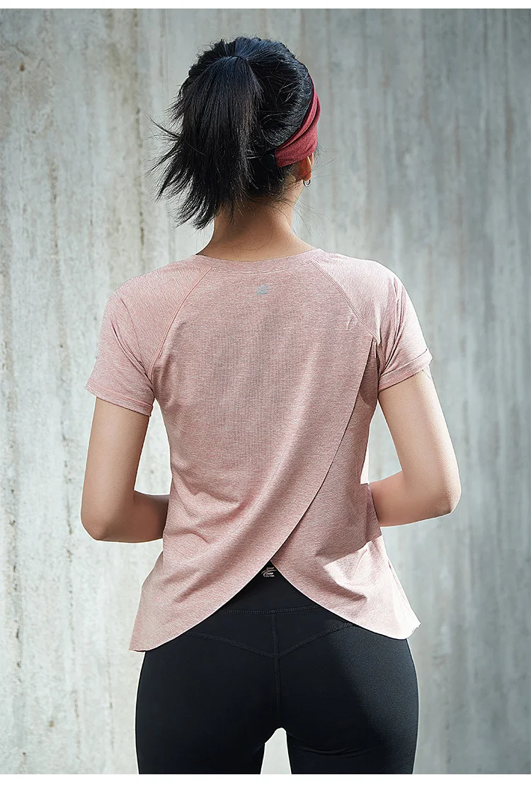 

Women Yoga Top Sport Gym Shirt