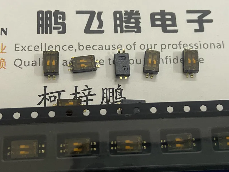 1PCS Original American C&k TDA02H0SB1R dial code switch 2-bit patch 1.27mm spacing 6P encoding switch