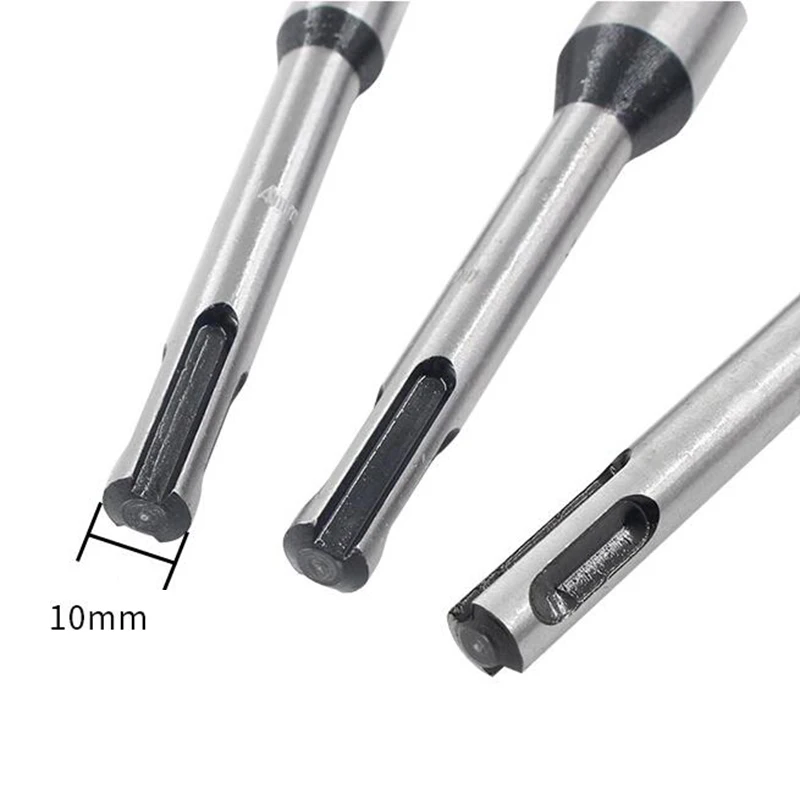 7 Chiếc Mũi Khoan Bê Tông SDS Plus Định Vị Xoắn Bộ Mũi Khoan 230MM Gỗ Dụng Cụ Điện