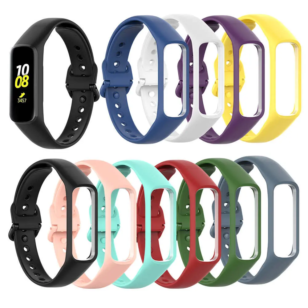 Pasek do zegarka silikonowy do Samsung Galaxy fit-e R375 opaska na nadgarstek pasuje do paska e inteligentna bransoletka akcesoria do wymiany sportowej WatchBand