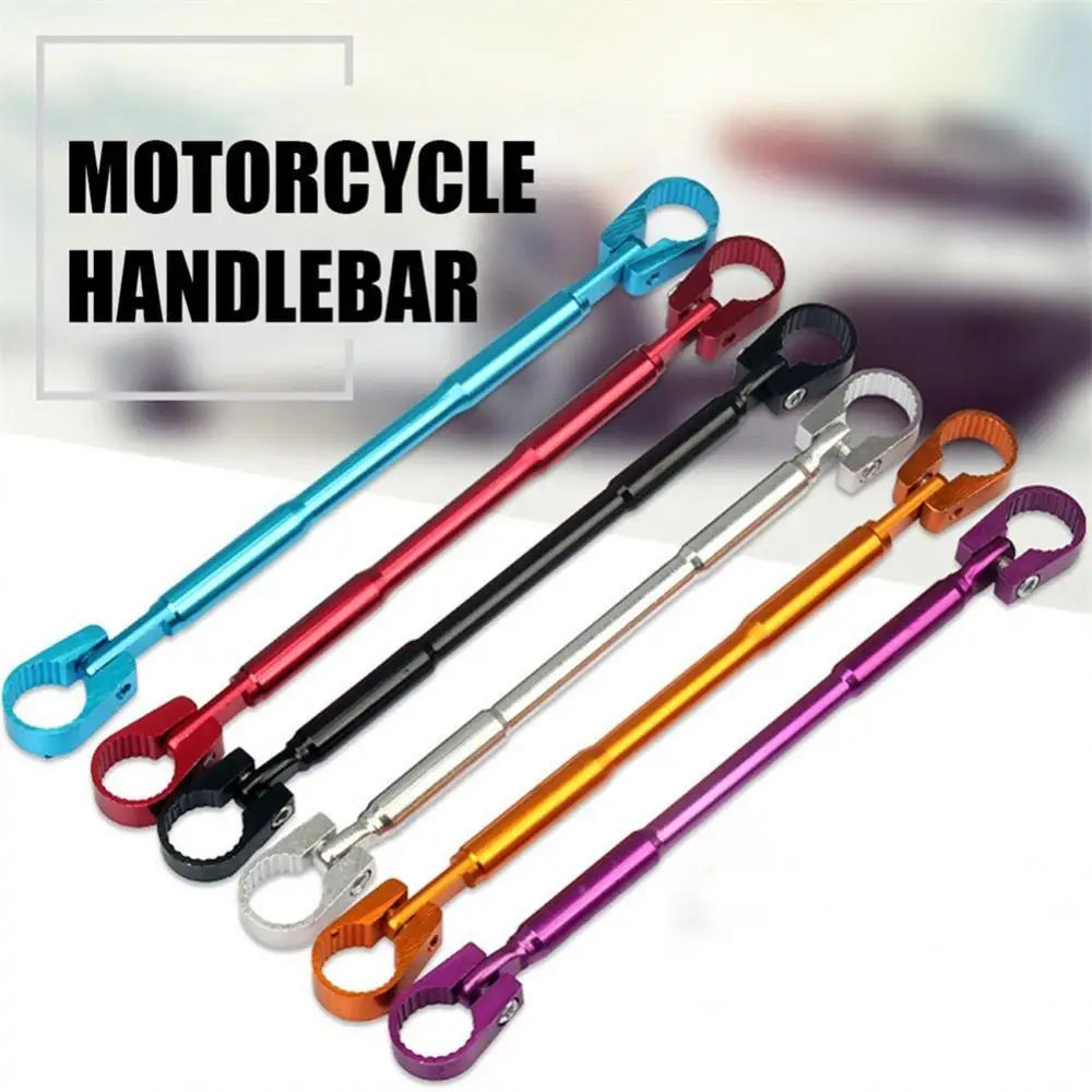 Handle Bar Motorcycle Handlebar Adjustable Modified 22mm Alloy Aluminum Brace Crossbar Strengthen Clamp Balance Beam Cross