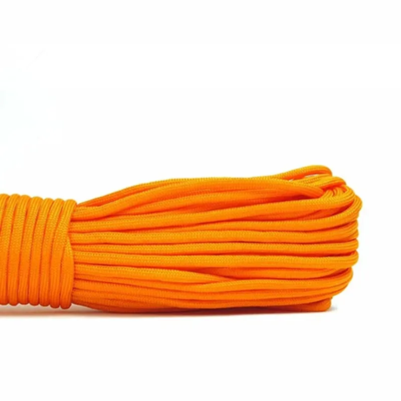Colors Paracord 550 Rope Type III 7 Stand 5M 10M Paracord Cord Rope Survival kit Wholesale Climbing Camping Hiking Clothesline image 3