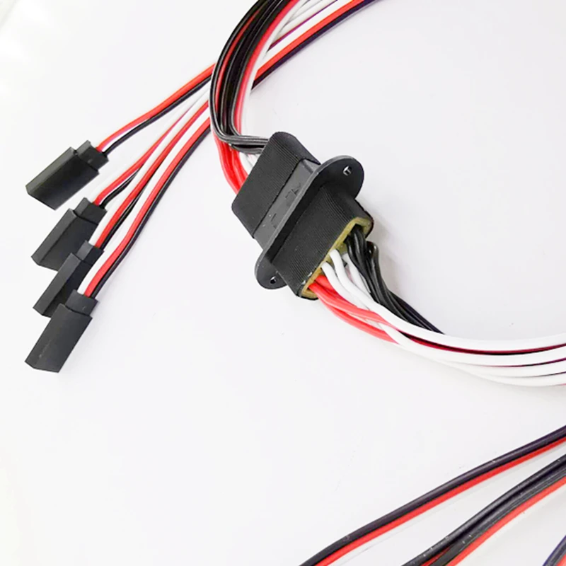 MPX8 Pin Multi Servo wire Extension connector 2 3 4 wires Version  aileron flap gear brake  assembly 60AWG For  turbine jet