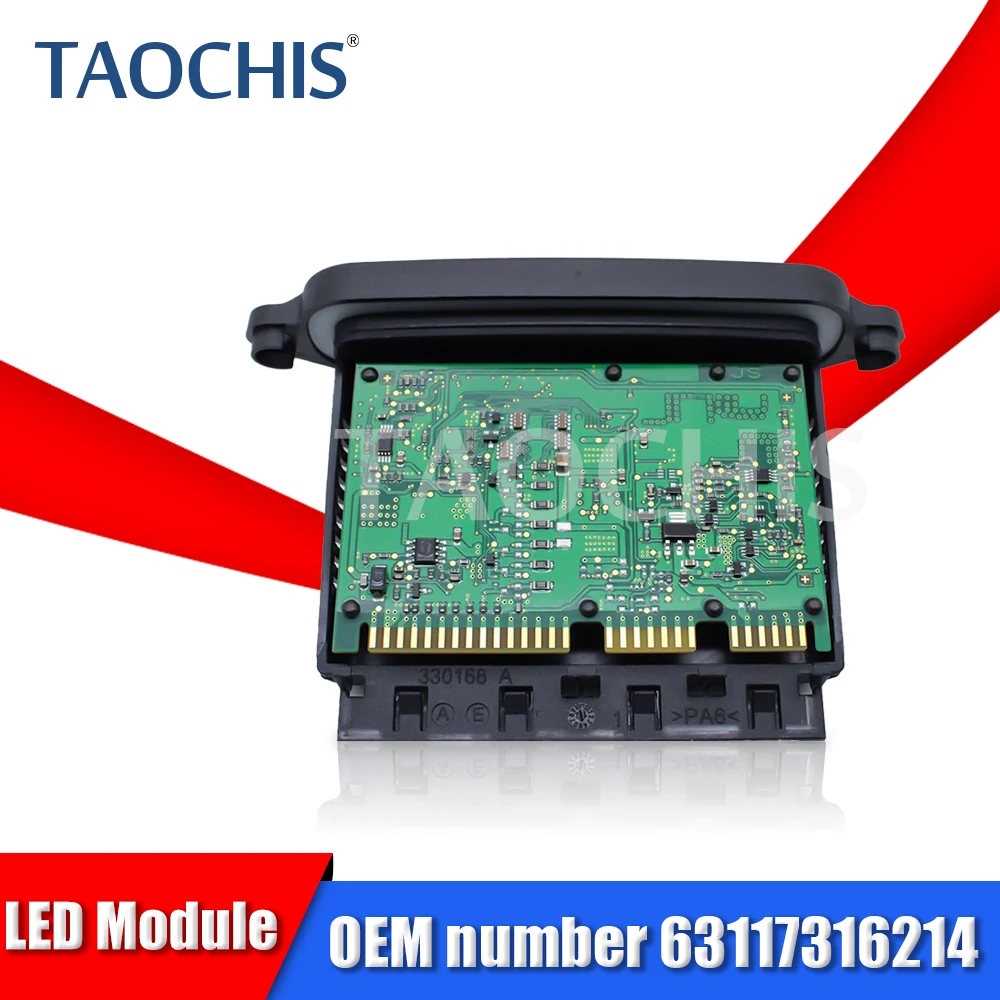 

TAOCHIS 1PC CarLights Module Control Without AFS Original OEM 63117316214 Fit for BMW X3 Series 2011-2014 F25 Old Retrofit Light