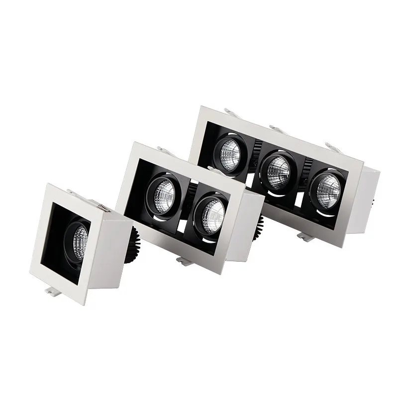 Emissor de luz led para teto ajustável, economia de energia, 10w, 20w, 30w, para iluminação doméstica, ce/rohs