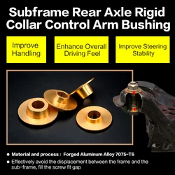 Subframe Rear Axle Rigid Collar control bushing For VW Golf 7 GTI Magotan Passat A3/S3 TT MQB Golf 8 GTI Forged aluminum alloy