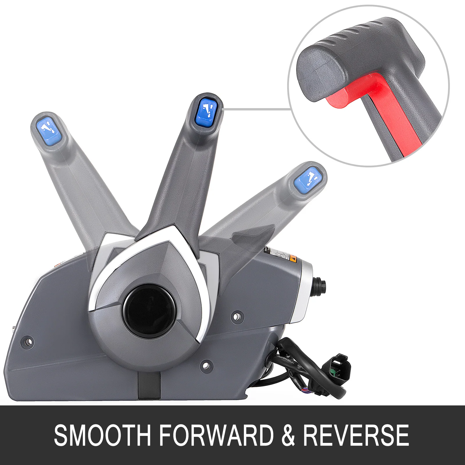 VEVOR 5006180 Outboard Remote Control Box Side Mount Throttle Shifter Boat Accessories For Johnson / Evinrude / BRP After 1996