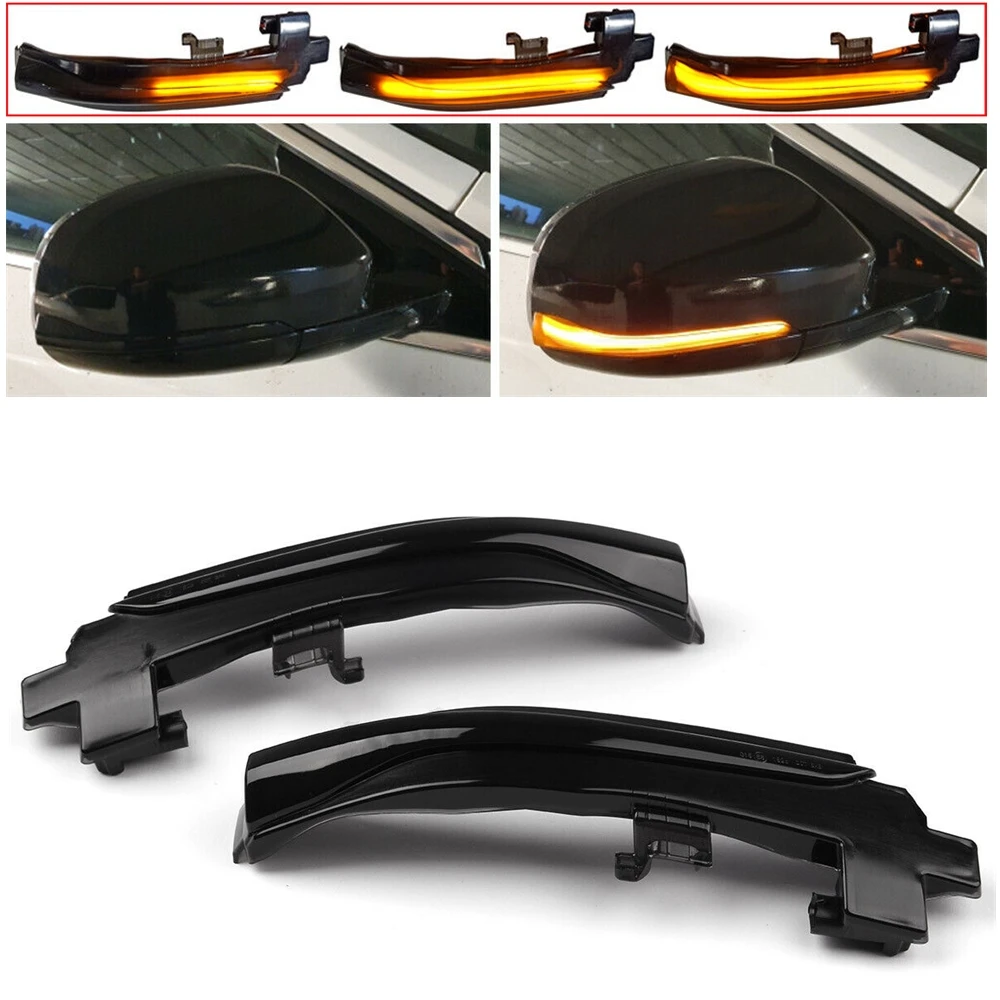 Dynamic Turn Signal Side LED Mirror Light For Volvo V40 ll 2013-2019 V60 S60 S80 V70 III Door Reverse Rear View Indicator Lamp