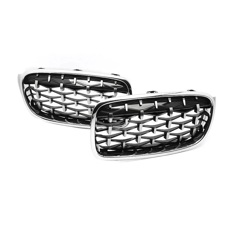 A Pair Meteor Type Double Line Car Front Kidney Grille Racing Grills For BMW 3 Series F30 F35 2012-2018 Car Modified Accessories