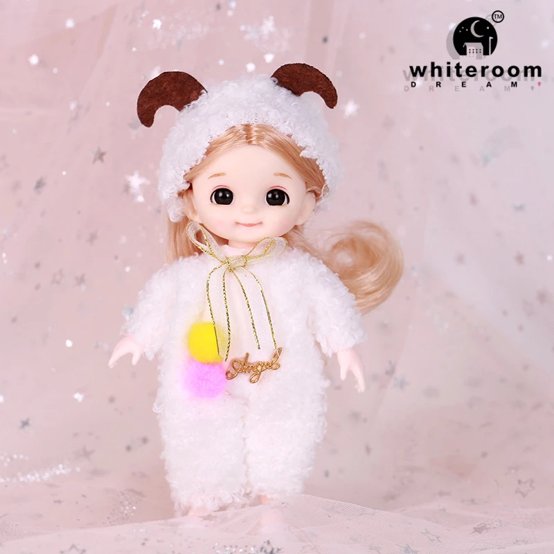 ตุ๊กตา BJD 1/12ตุ๊กตาของเล่นสำหรับเด็กผู้หญิงชุดเดรสสัตว์ของเล่นเด็กของขวัญวันเกิดเฟอร์นิเจอร์มือบ้าน