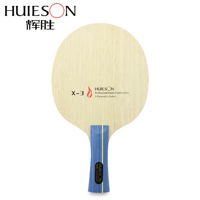 Huieson Hybrid Carbon Table Tennis Racket Pingpong Paddle V-1 X-3 Blade For Loop Killing Player