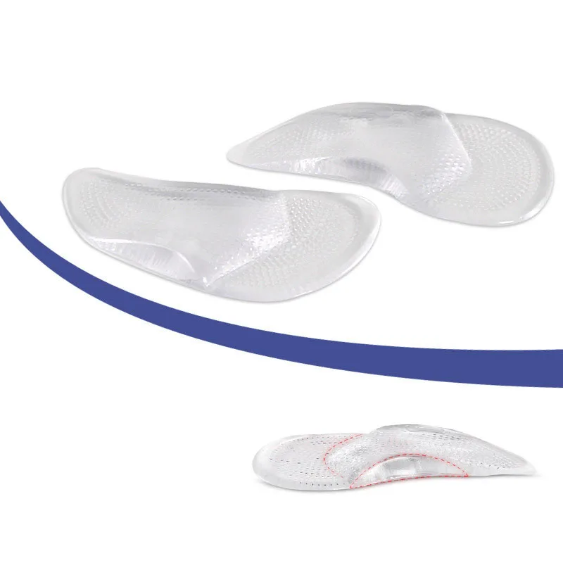 Adult Children High Orthopedic Insole For Flat Foot Arch Support Silicone Shose Pad Corrective Heels Balance Soles The Arch Pad