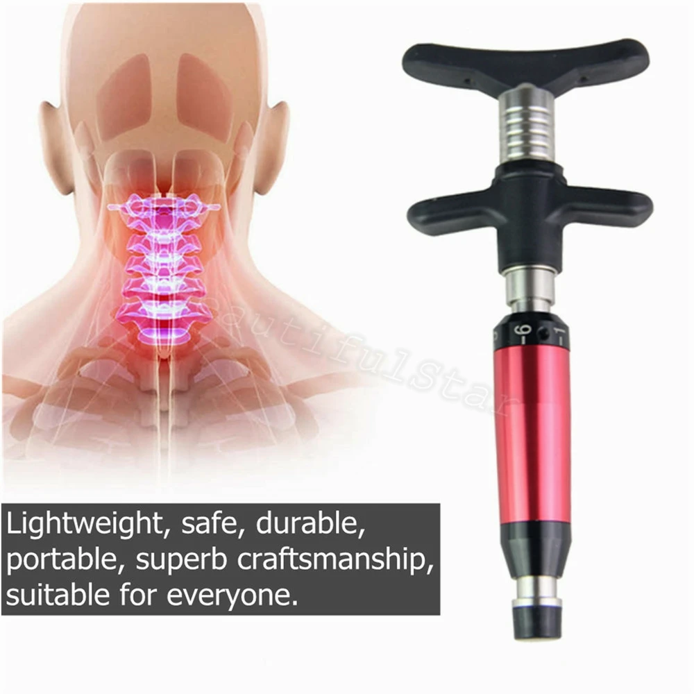 Manual Chiropractic Gun Adjusting Therapy Spine Correction Massager 6 Levels Adjust Health Care Massage Tools High Quality