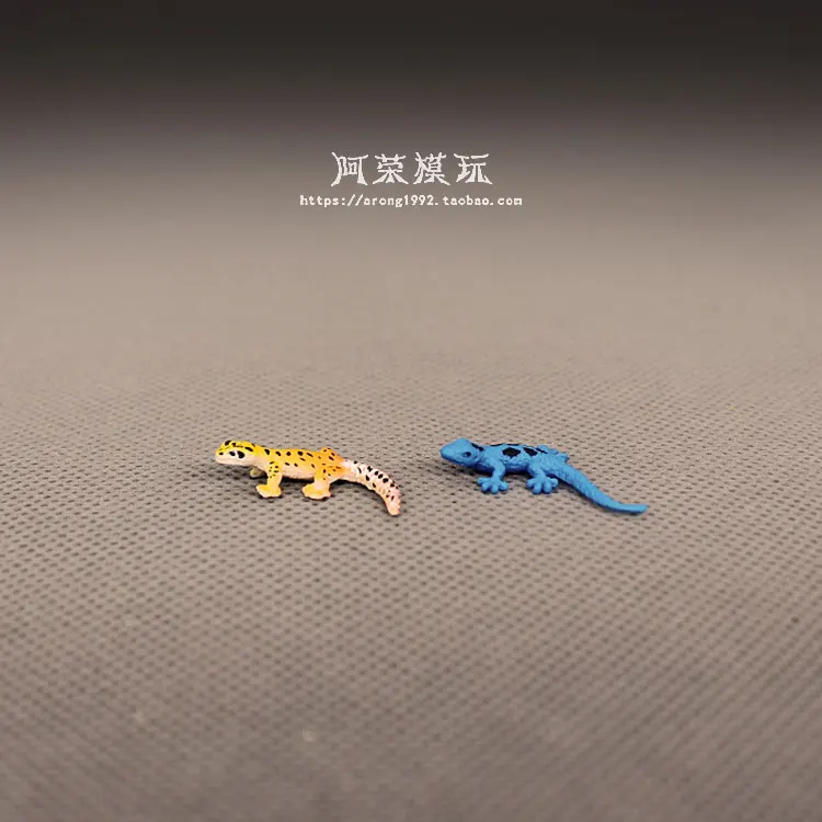 Wild Animal Lizard Model Ornaments Mini Chameleon Gecko Fairy Garden Miniatures Accessories Decor Action Figures Figurine Toys