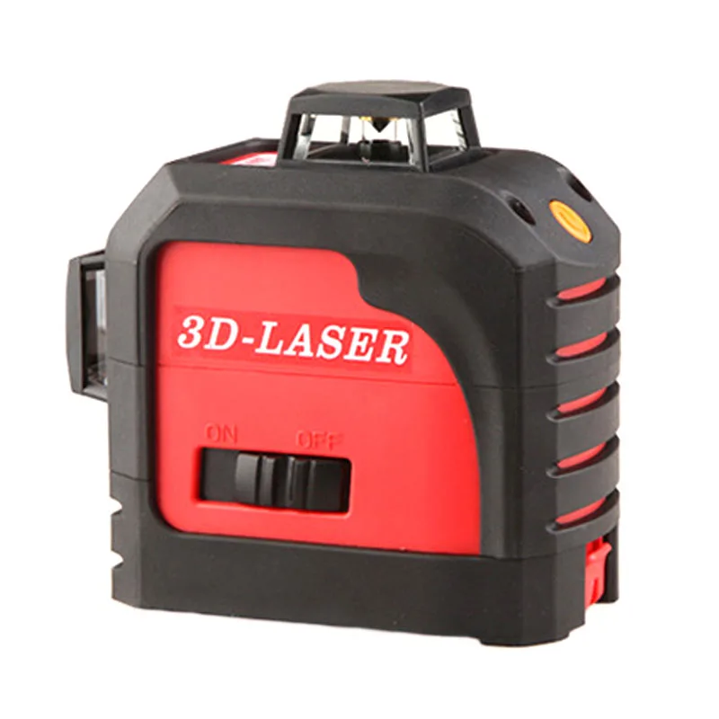 New Fukuda 12 lines MW-93T lithium battery red laser level 360 Vertical And Horizontal Self-leveling Cross Line 3D Laser